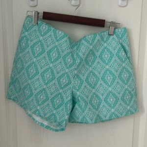 NWT Southern Tide Bermuda Teal shorts, size 8
